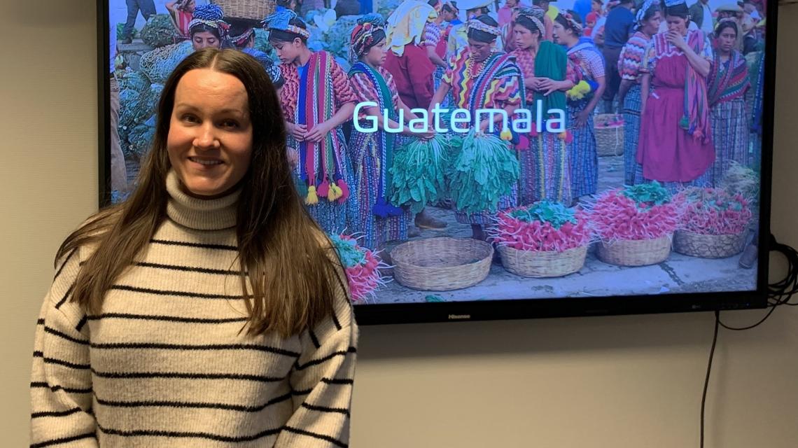 Beritine Solem fortel frå turen til Guatemala
