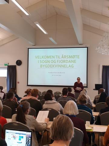Velkomen til årsmøtet.