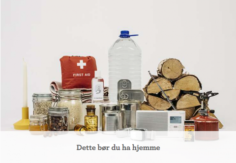 Egenberedskap - Dette bør du ha hjemme