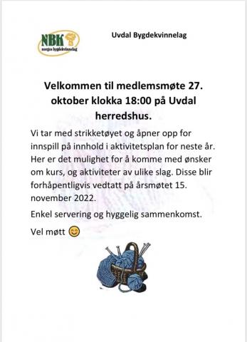 Uvdal bygdekvinnelag