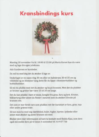 Lage julekrans