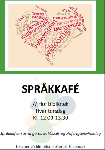 Språkkafé hver torsdag kl. 12 - 13.30