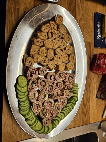 Serveringsfat med krotakaker