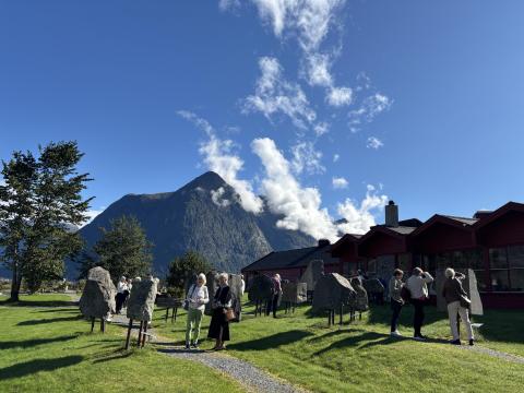 Uteområdet til Jostedalsbreen nasjonalparksenter