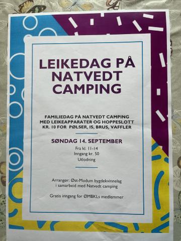 Flyttes til inne på Fjordvåg - Leikedag på Natvedt camping 14. september 2025