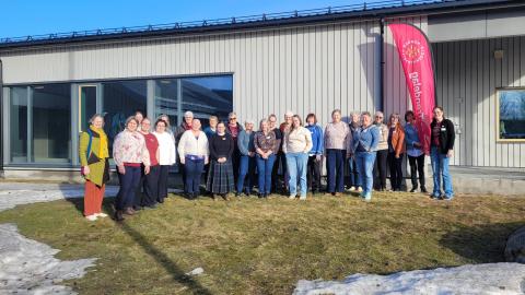 Deltagere på Sør-Trøndelag Bygdekvinnelag årsmøte 2026 