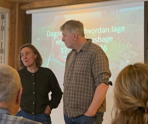 Barbro og Anders Nordrum som driver foretaket Datsja