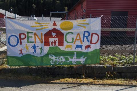 Fleire hundre besøkte Open Gard på Mo søndag 4.september. 