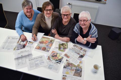 F.v. Astri M. Haukvik, Laila Glittenberg Moen, Vera Tinnes Solaas og Randi Brøndahl. Foto: Jens Marius Hammer, Telen