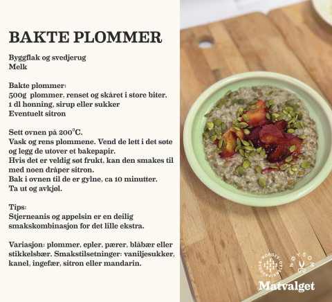 Bakte plommer 