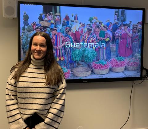 Beritine Solem fortel frå turen til Guatemala