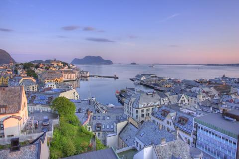 Ålesund - foto lånt av Parken Scandic Ålesund