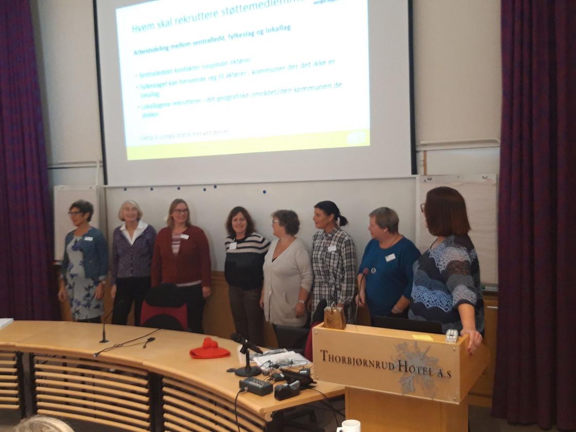 Styremedlemmer i Norges Bygdekvinnelag