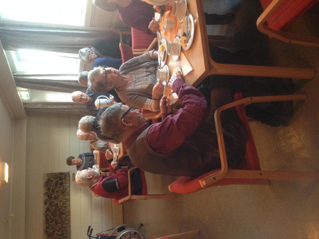 Og kaffe og kake.....