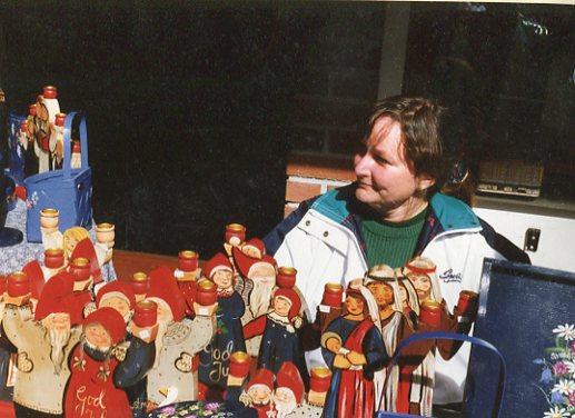 Mye fristende på de forskjellige stands