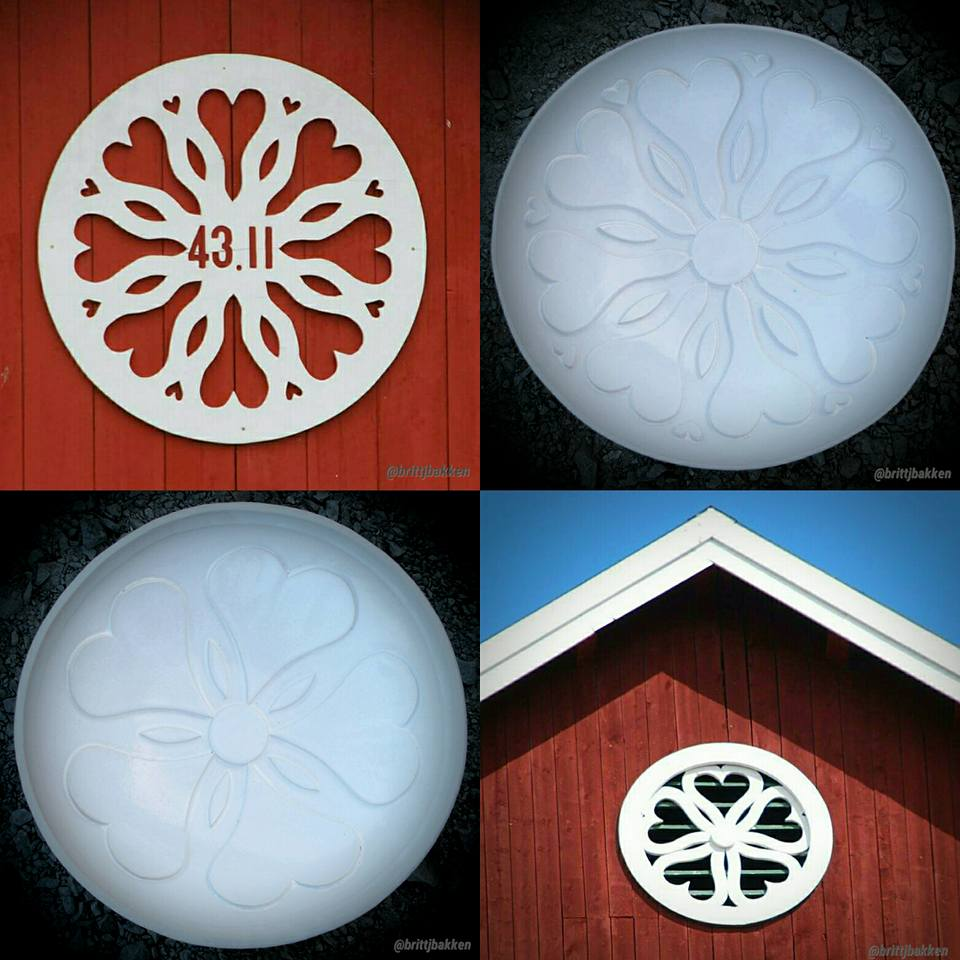 Kjøyrer du gjennom Valdres legg du merke til alle dei fine rosane på Låvane!