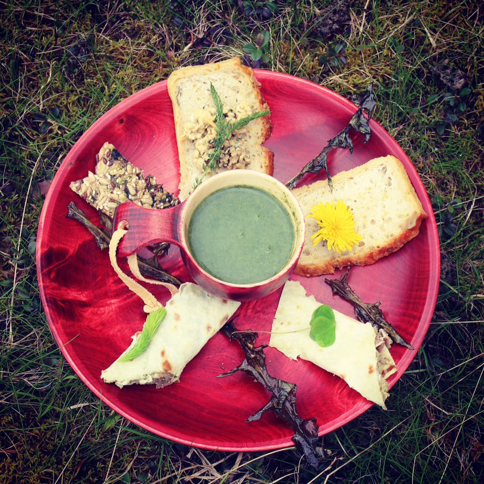 En ekte ville vekster tallerken !