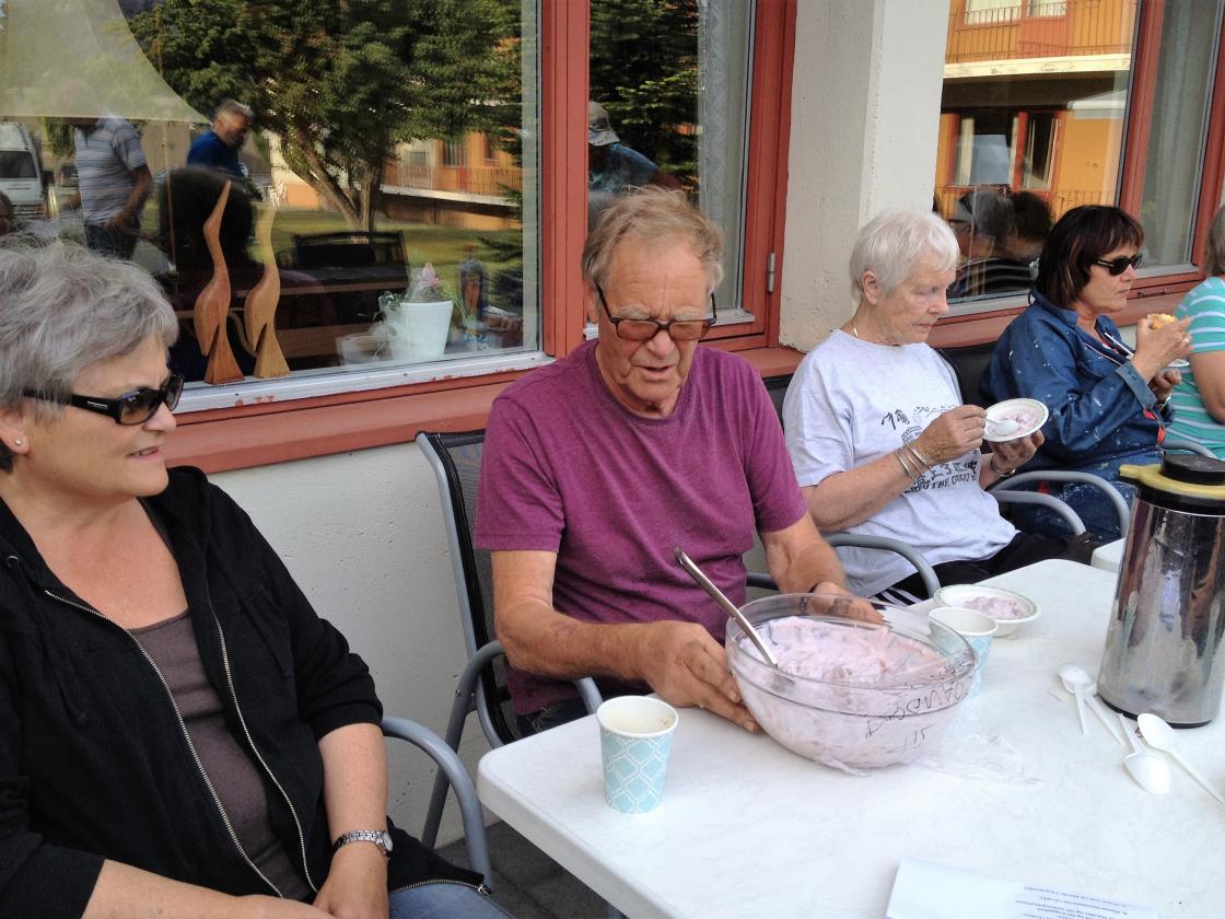 Kaffipause høyrer med