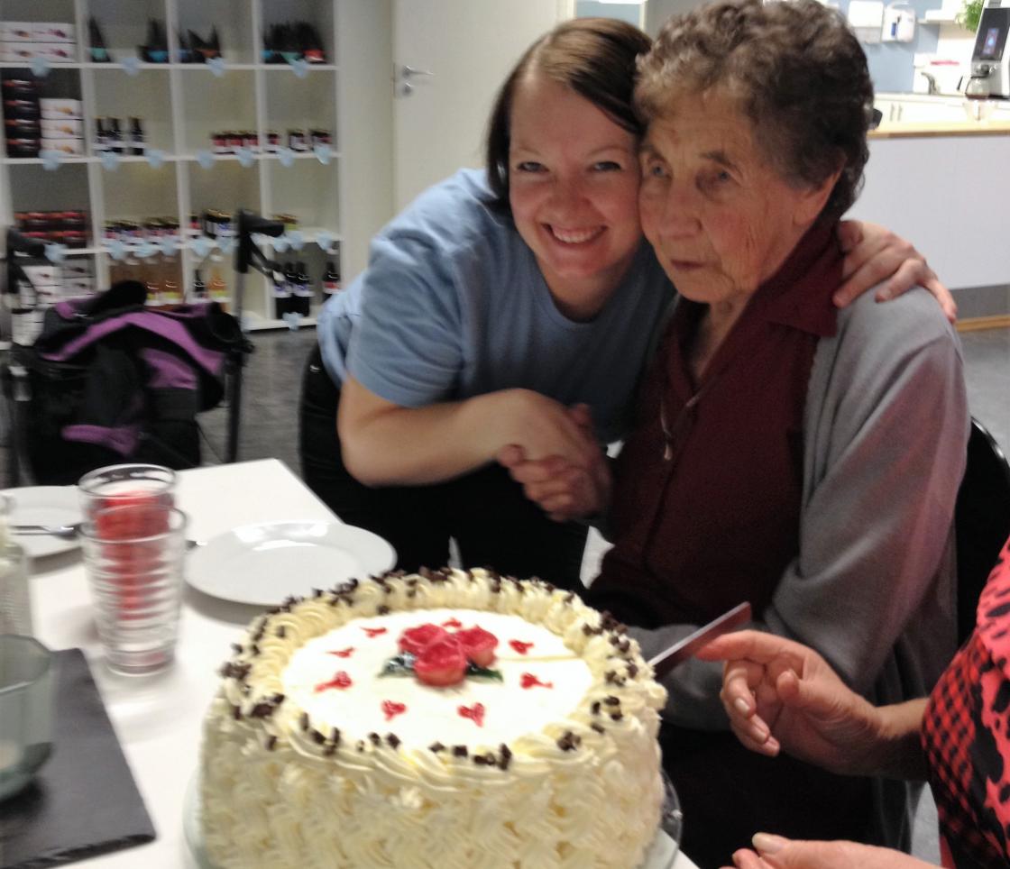 Kjekt å sjå Olaug på møte igjen