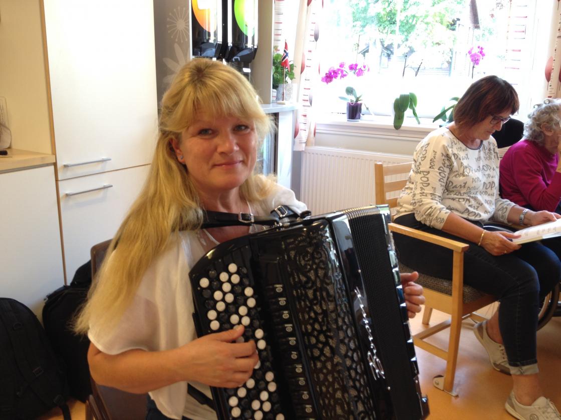 Marianne stiller alltid opp!