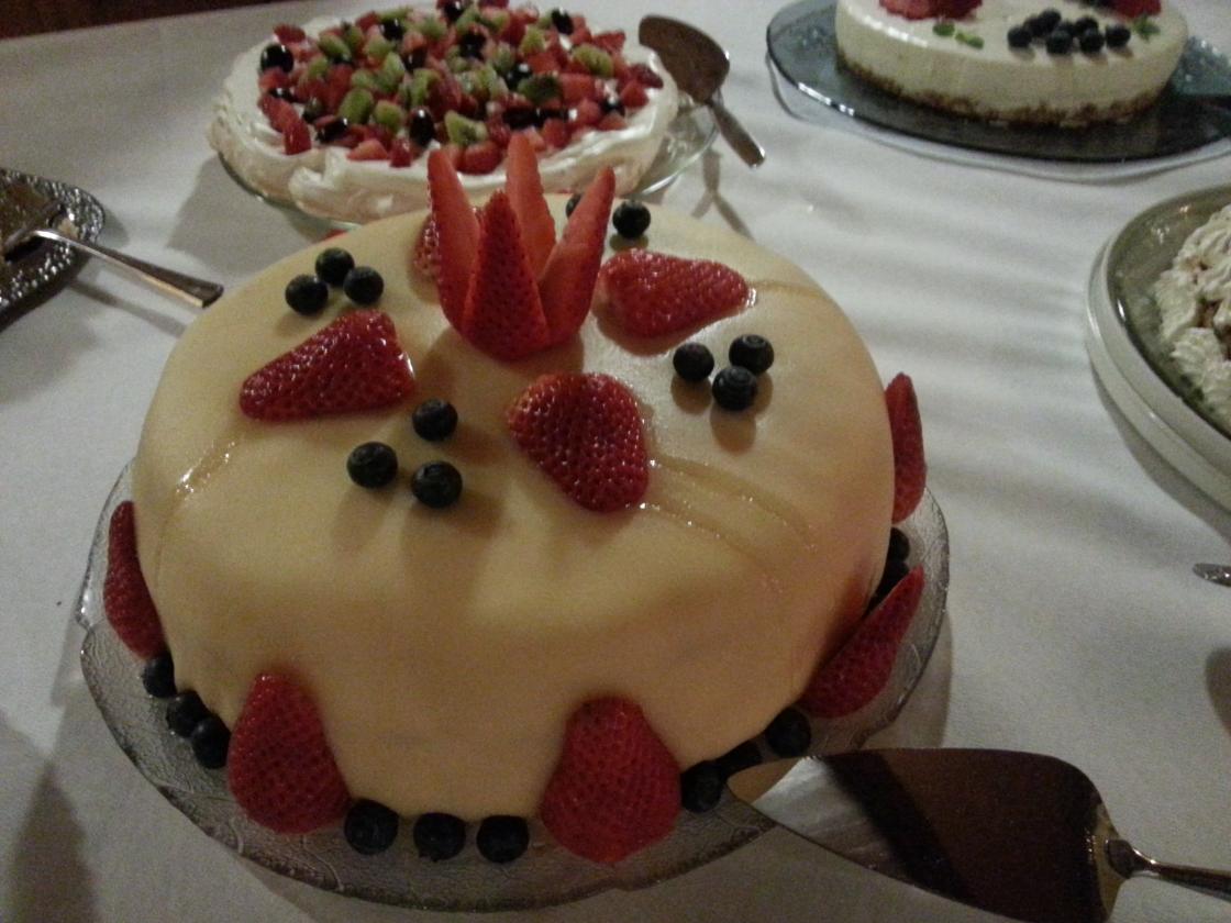 mykje god mat og drikke stod på menyen