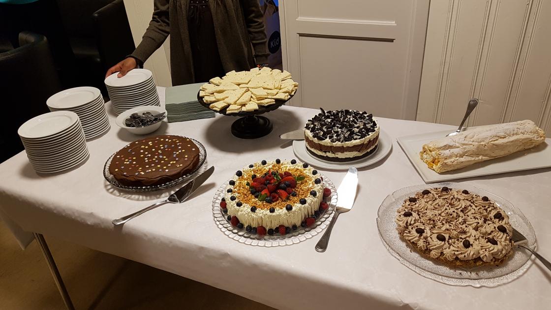 Kakebord. foto: Linda M. Gusland.