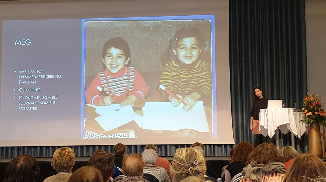 Forfattar Shazia Majid delte ein sterk historie. Foto: M.Hauso