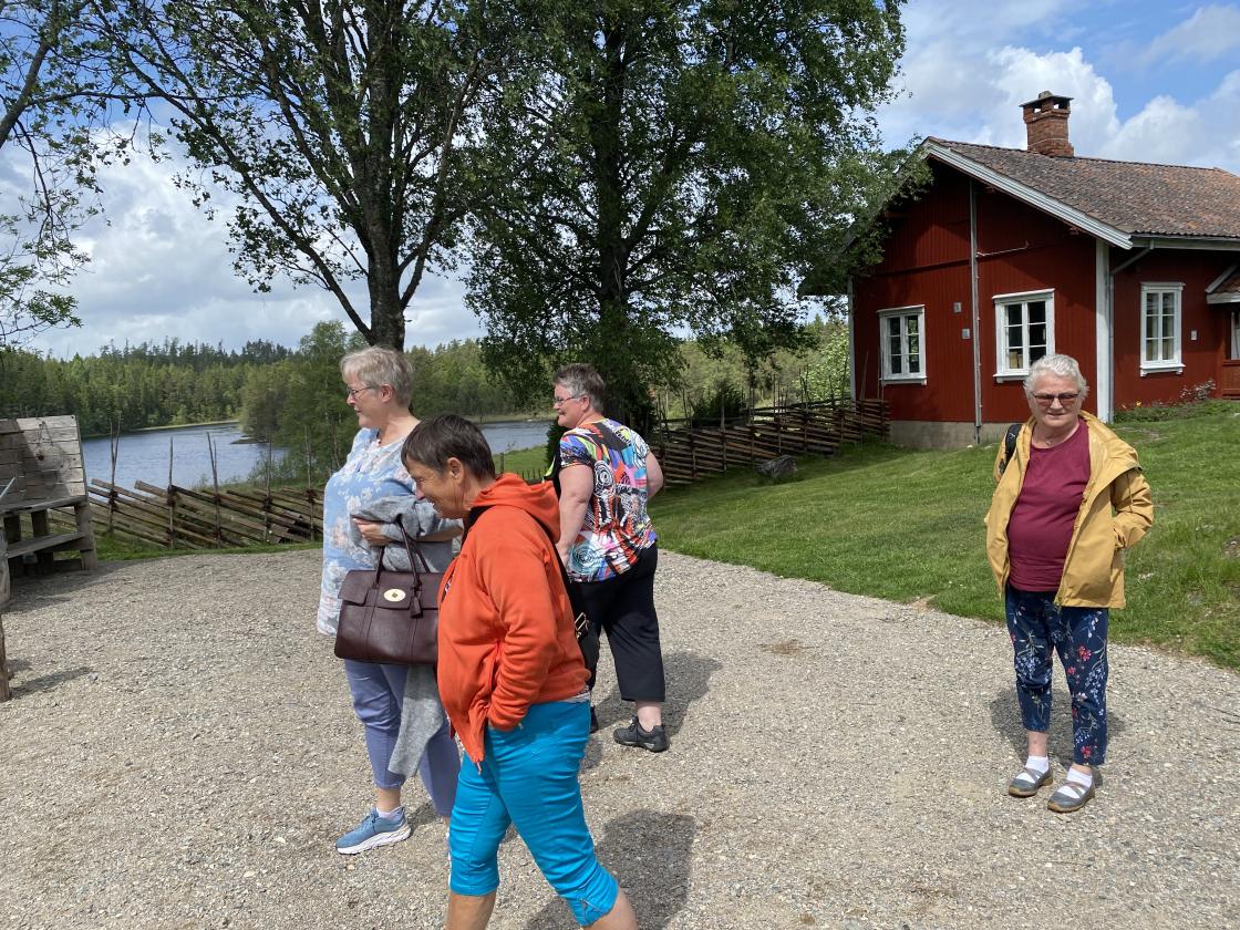 Damer på Bøensetre tunet