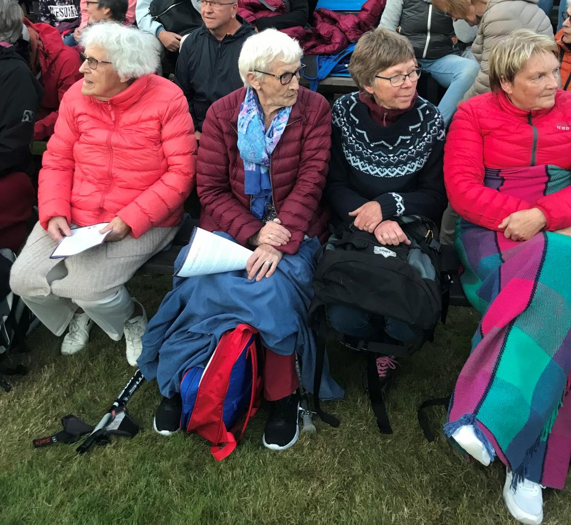 Damene på første rad