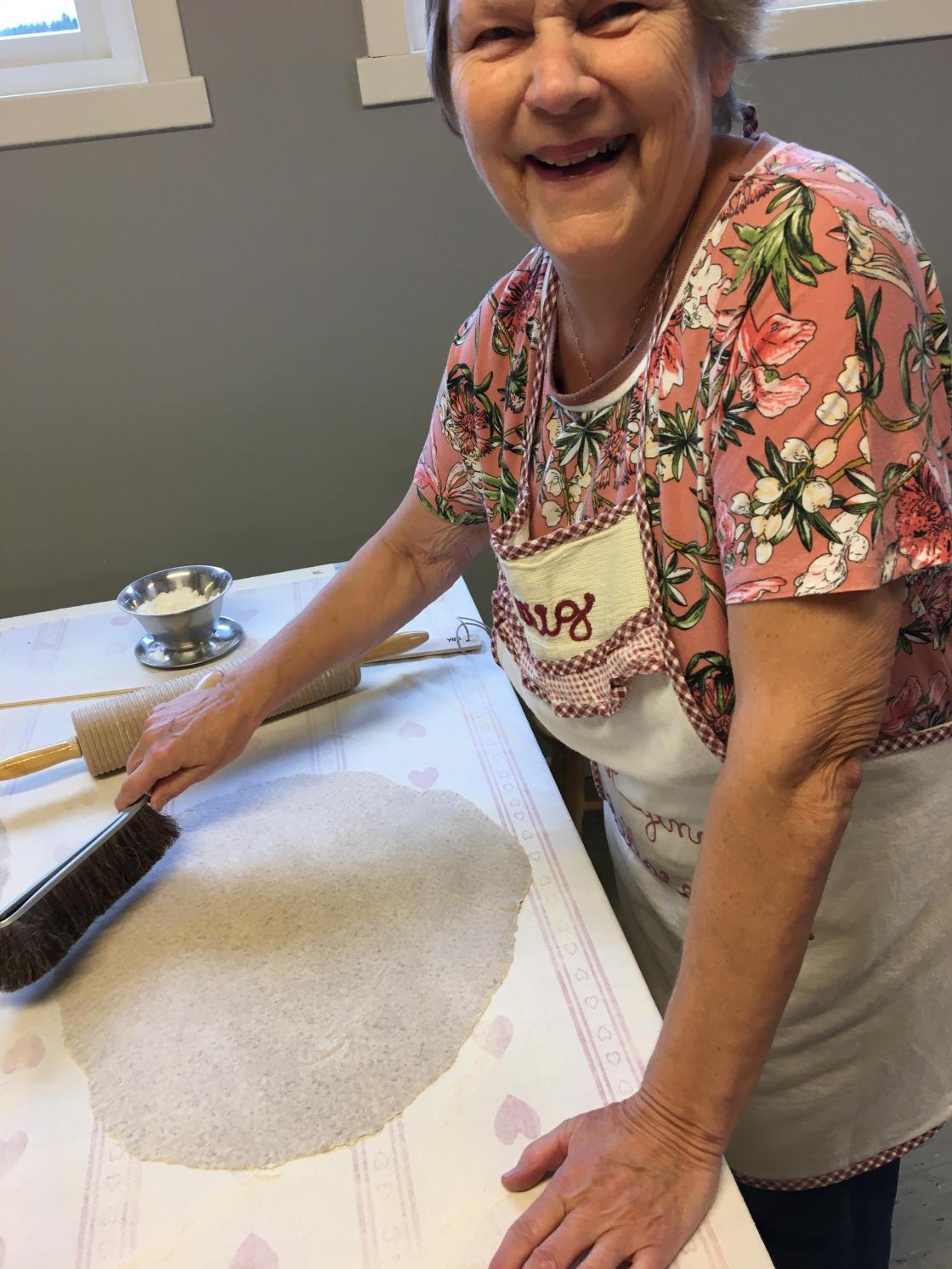 Solveig er dreven baker