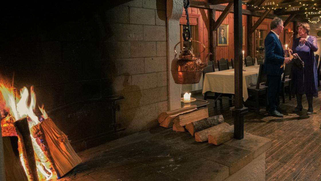 Geir Karlsvik i samtale med Wenche Torsøe