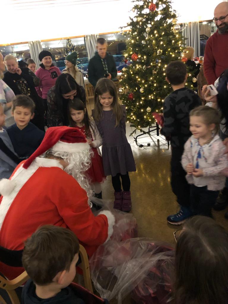 Frå juletrefesten på Soknehuset 27.12.2022