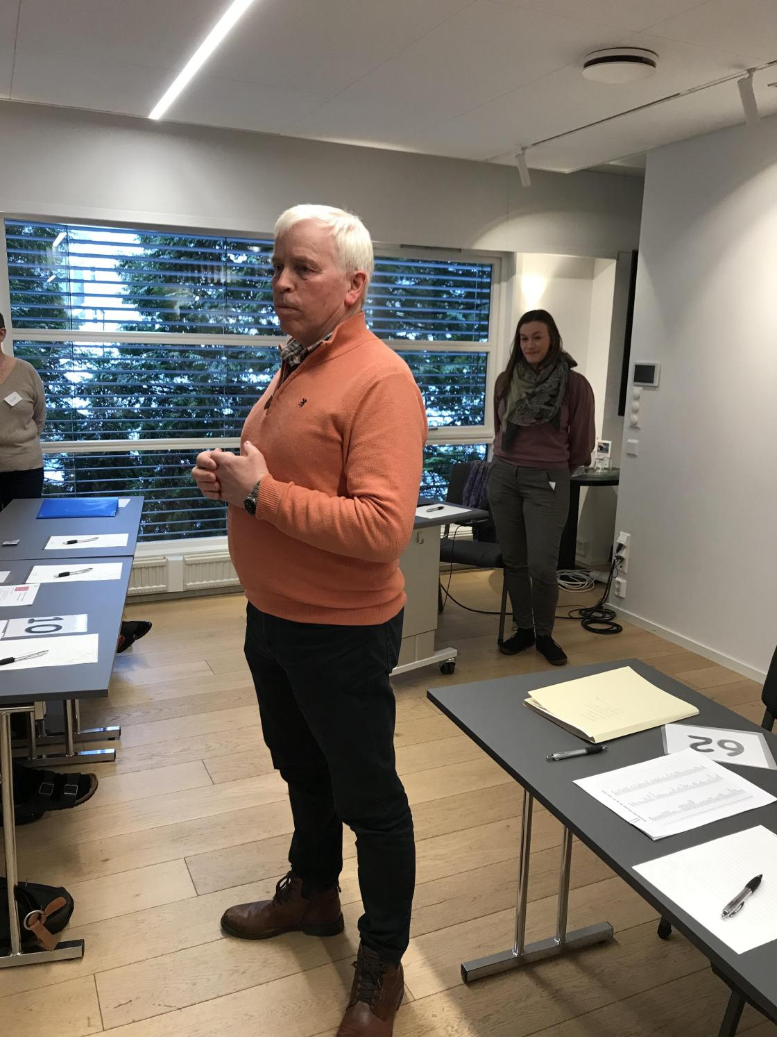 Ordføreren i Flesberg Oddvar Garaas