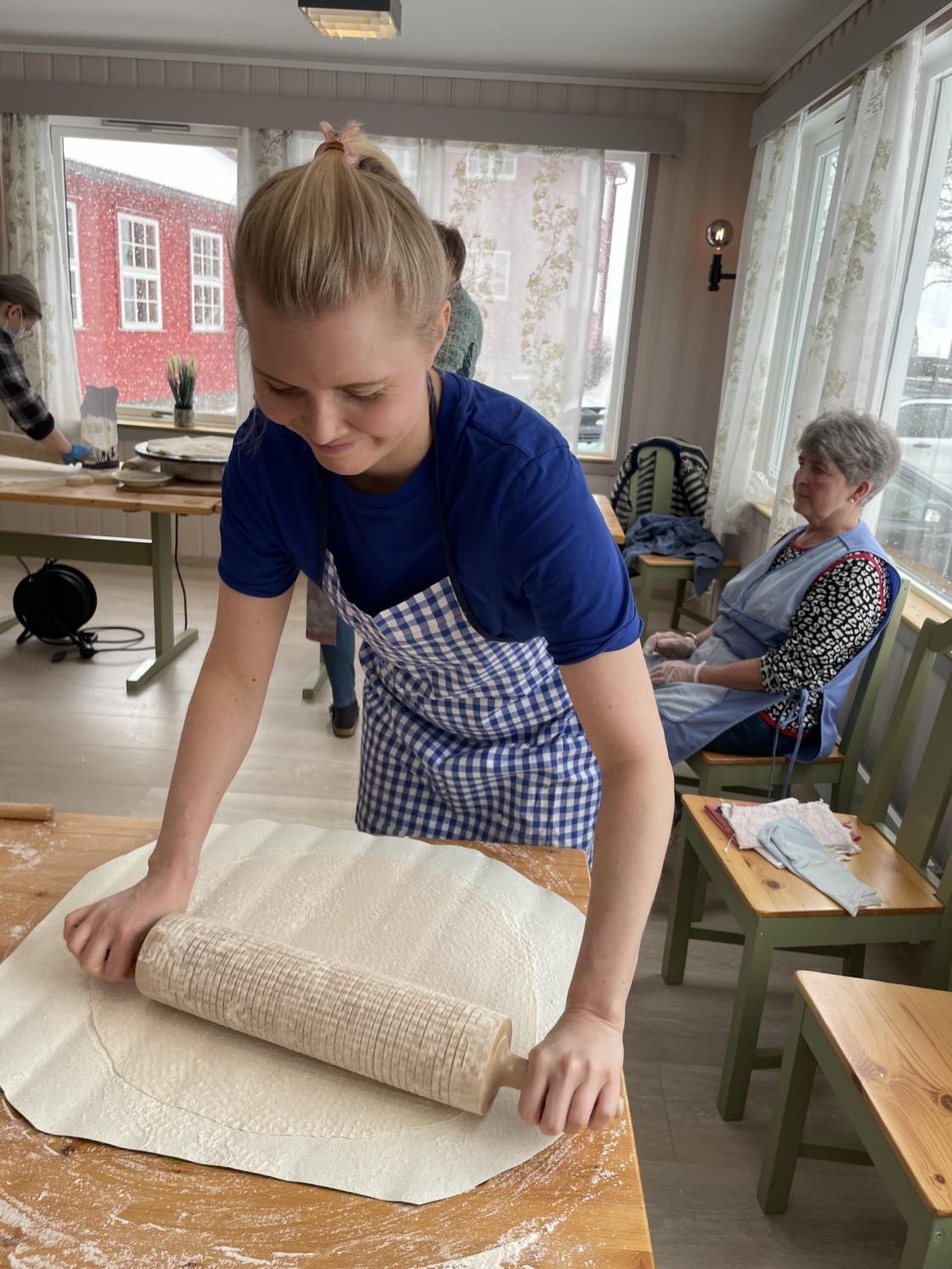 Britt Kristin Mjellem i gong med utkjevling