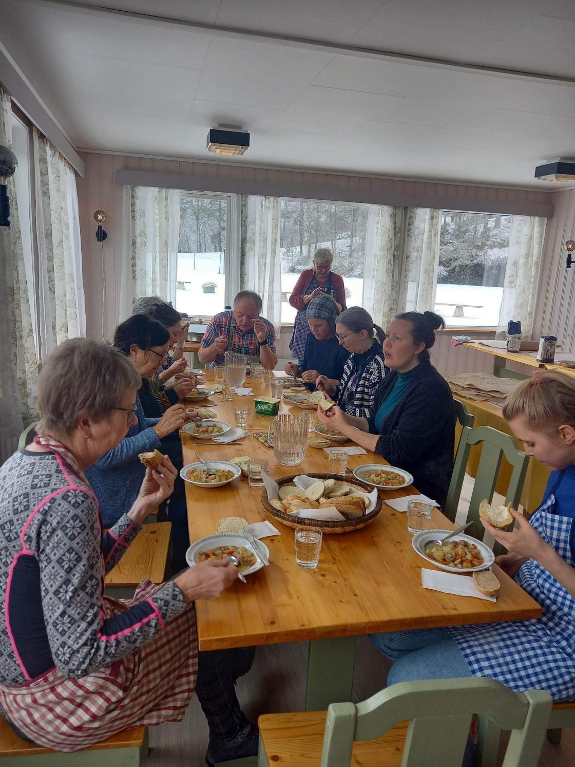 Matpause med betasupe