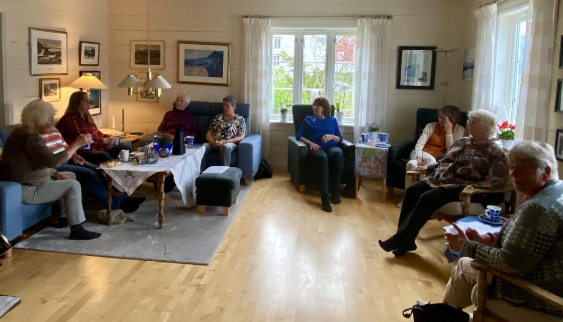 Vi kosa oss i godstolane.