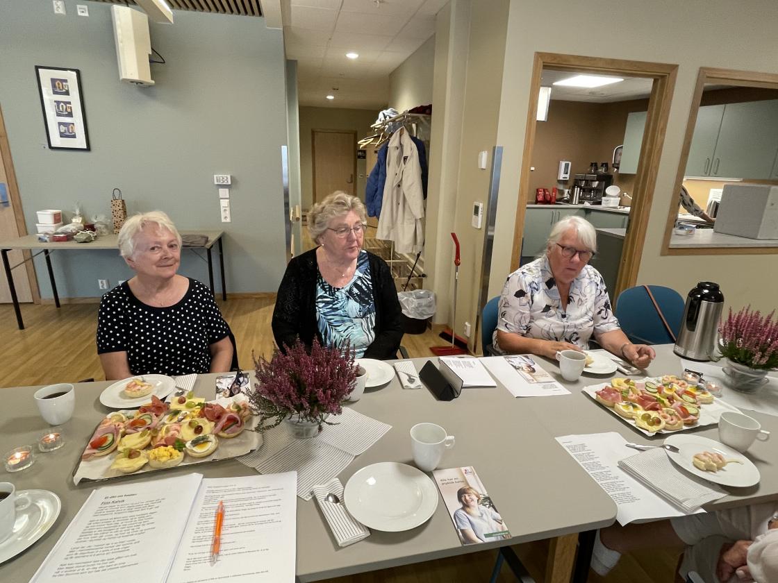 Mariann, Olaug og Peggy