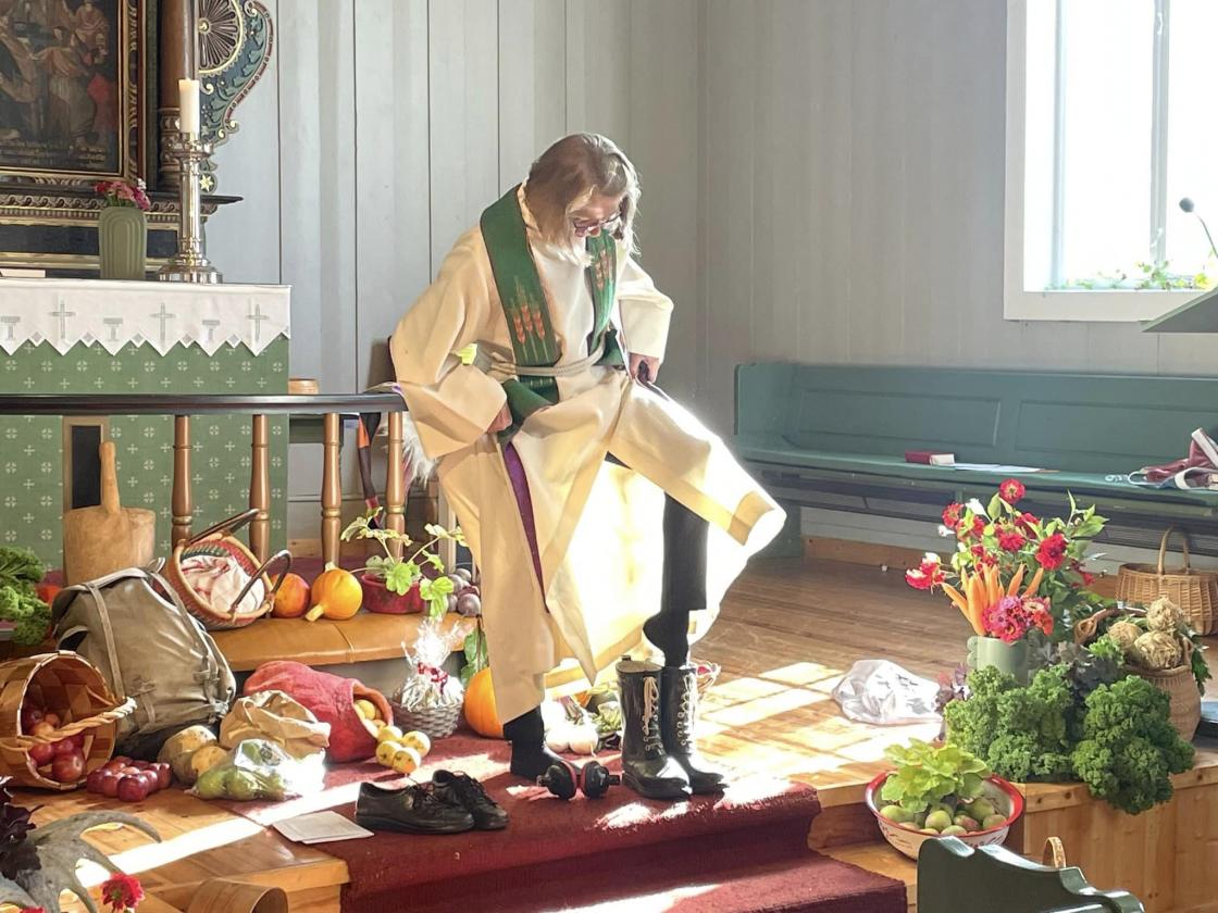 Eli prest snakket om å sitte fast i gjørma - og komme løs igjen