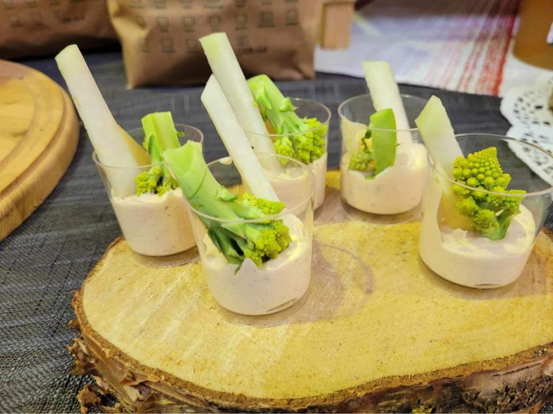 Smaksprøver fra Smølas mange gode grønnsaker.