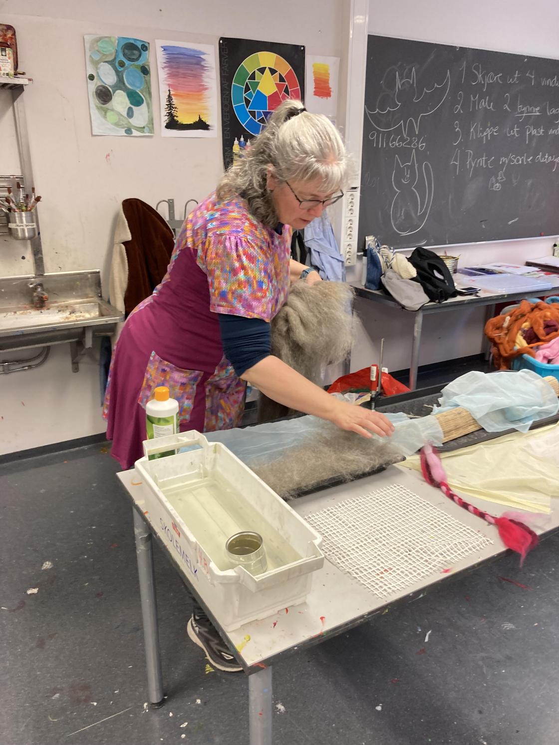 Unna Hallgren veiledet oss