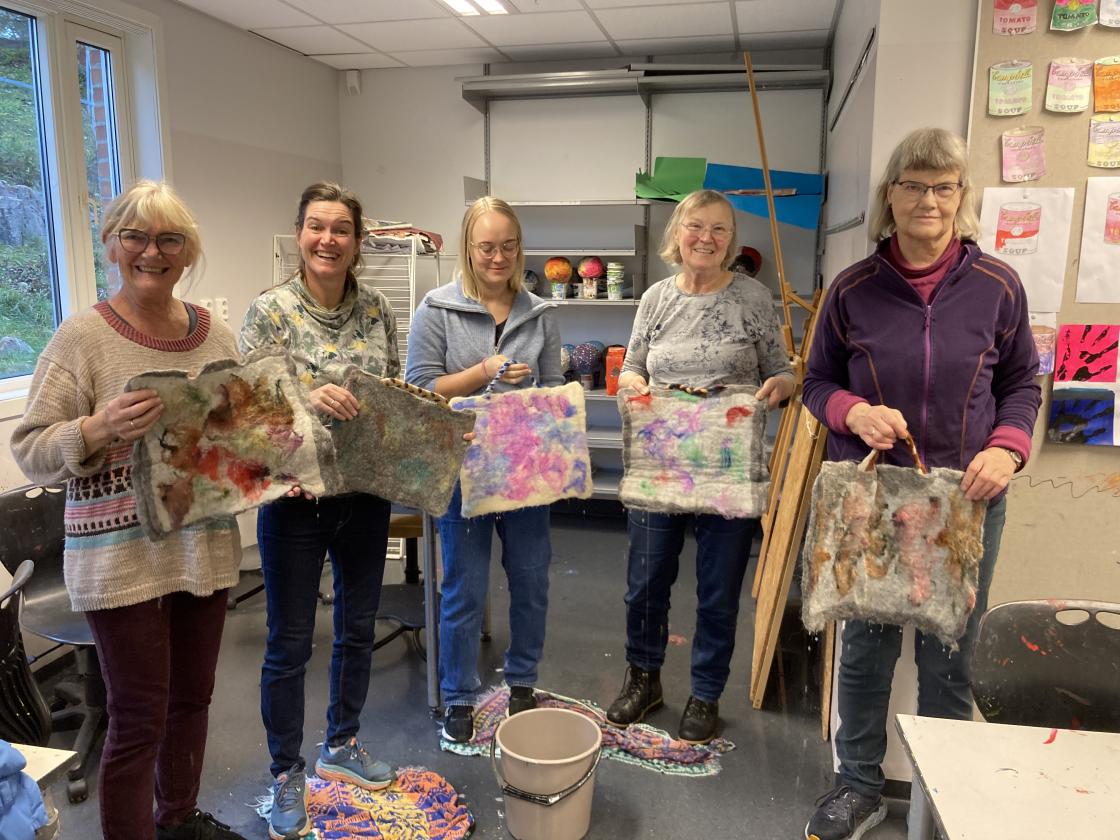 Fornøyde kursdeltakere