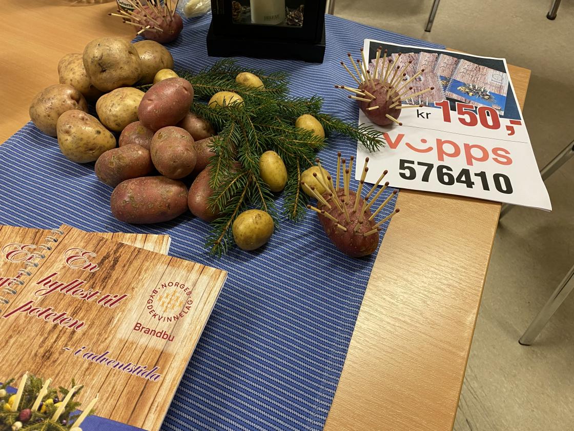 Adventskalenderen som er "En hyllest til poteten - i adventstid".