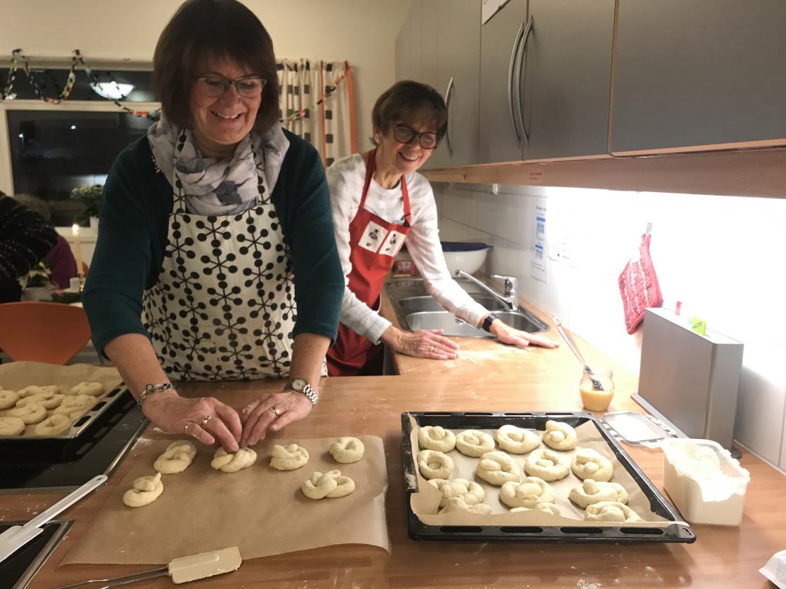 Nydelege aniskringler vart det også.