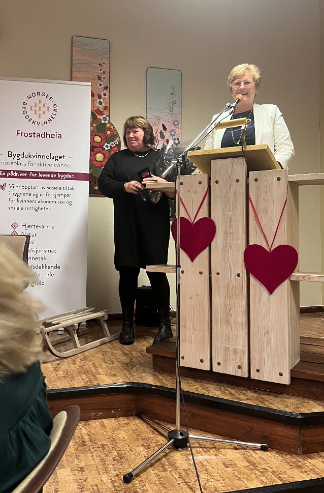 Tale av Liv Borghild og Aud Solveig