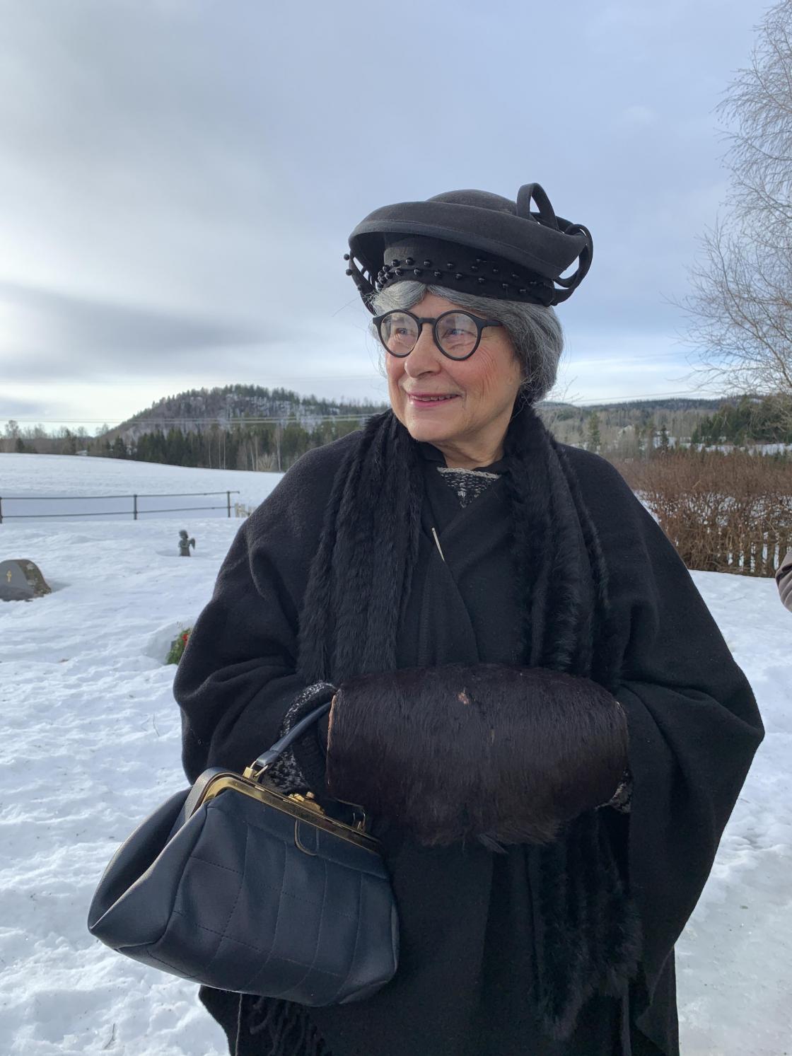 Og menigheta hadde skjønt tegninga - fint besøk fra Løken ;)