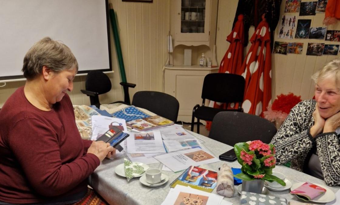 Signe Lise og Kristine  14.02.2024. Foto: Liv Solfrid Lono