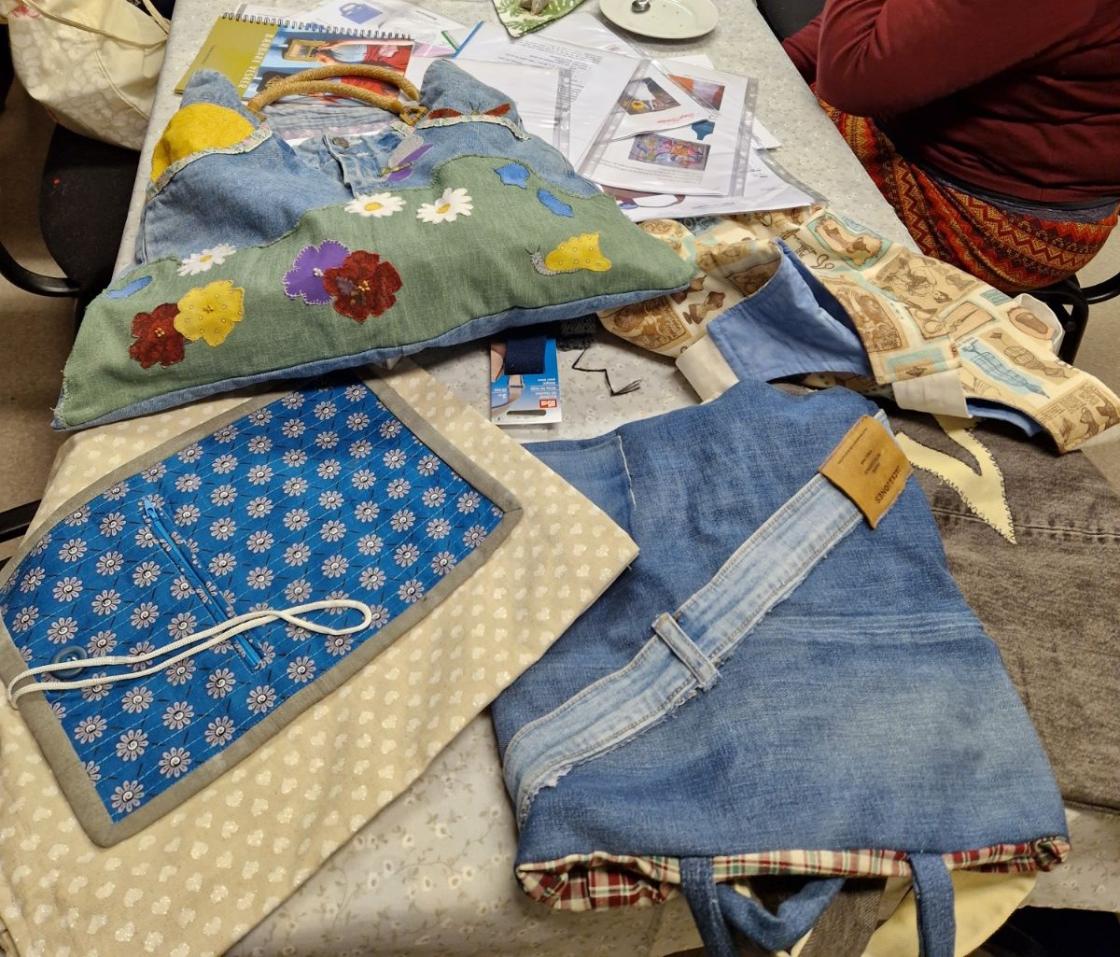 Ulike vesker og nett. Foto: Liv Solfrid Lono