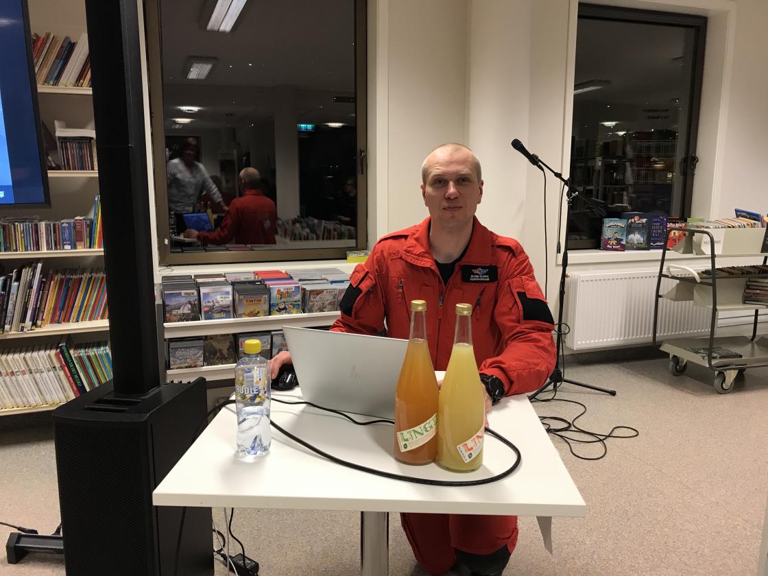 Vel utført oppdrag her også, epledrikk som belønning.