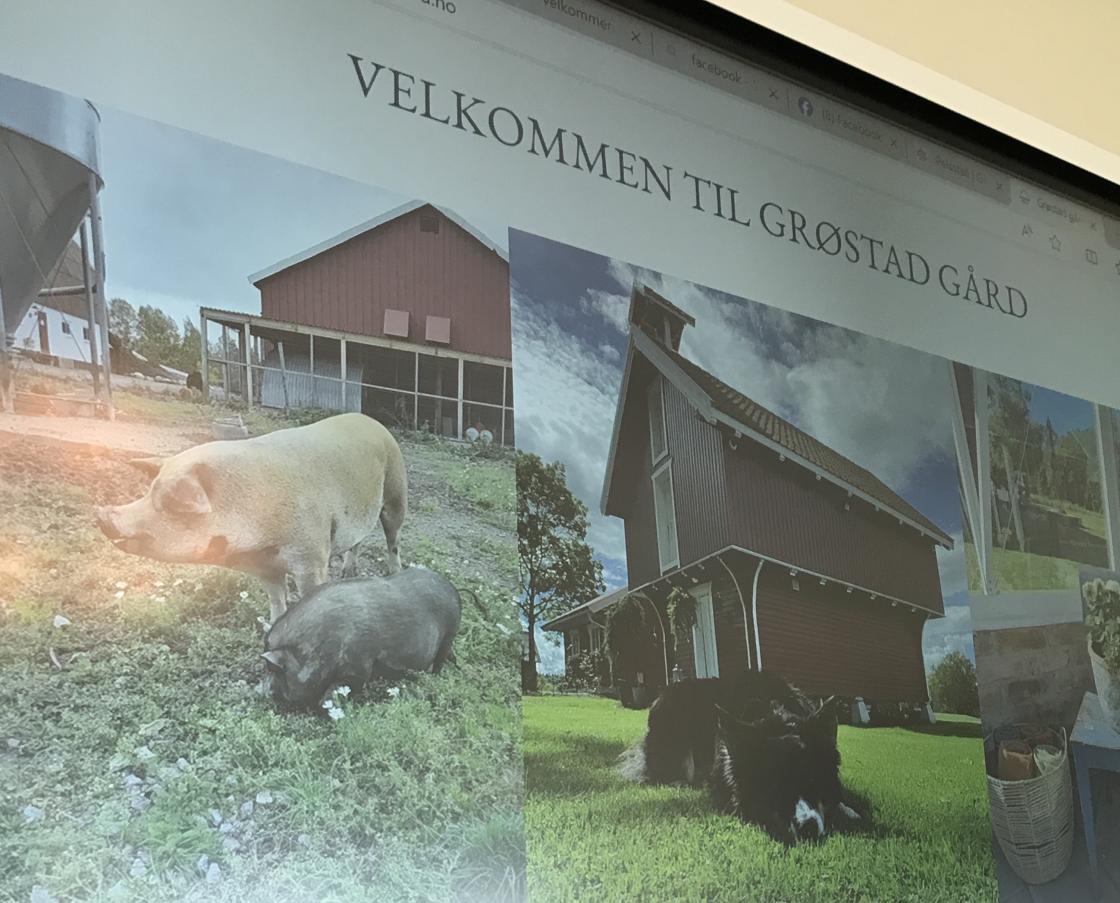 Fra gårdens hjemmeside på facebook