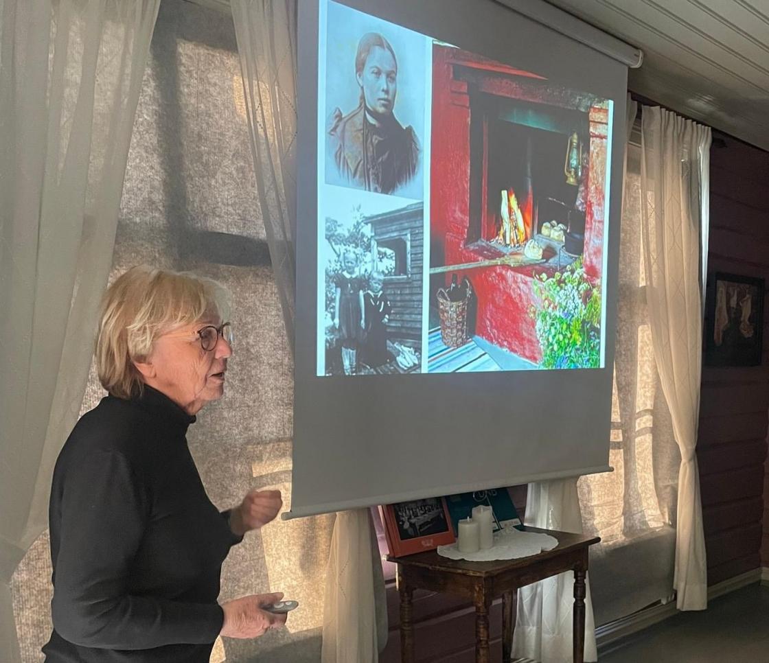 Else fortalte entusiastisk med flotte bilder til